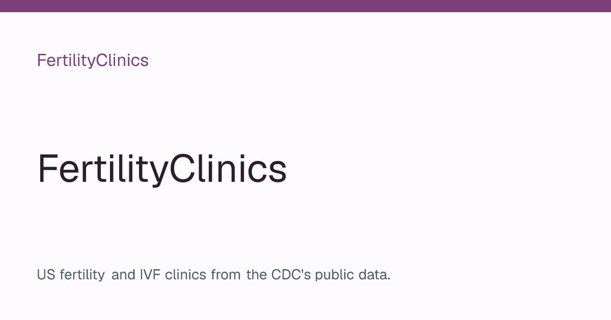 FertilityClinics screenshot