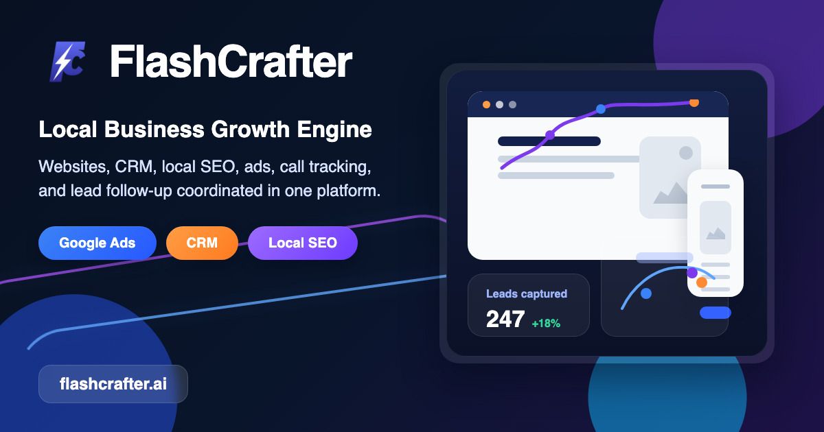 FlashCrafter website screenshot