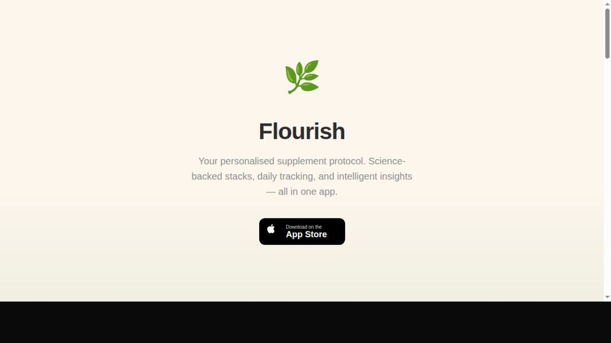 FlourishWell website screenshot
