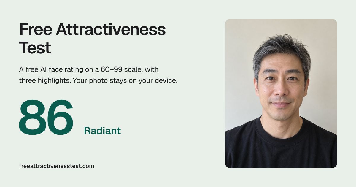 Free Attractiveness Test screenshot