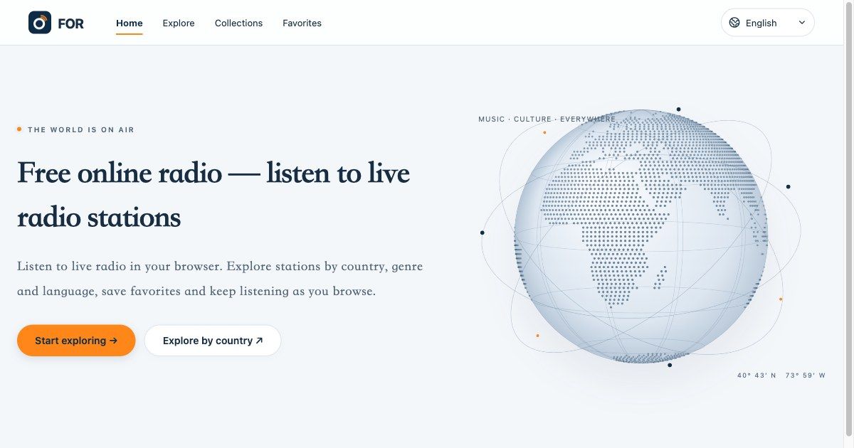 Free Online Radio screenshot