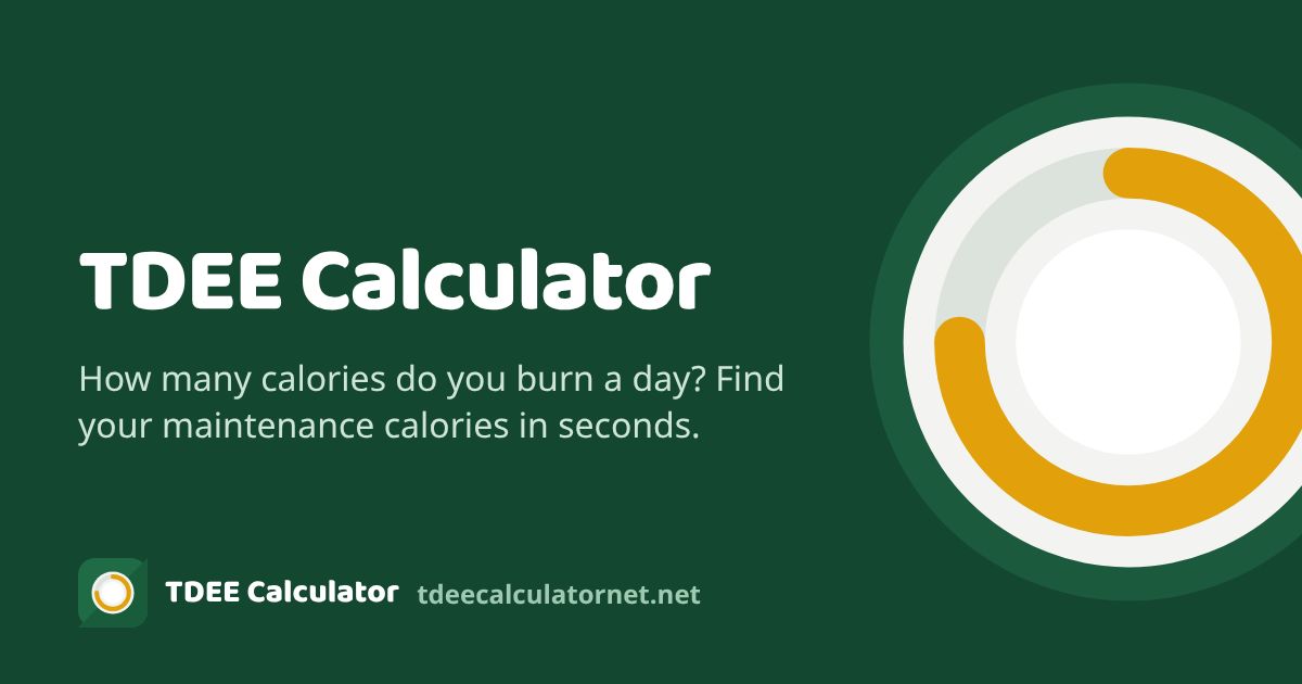 Free TDEE Calculator screenshot
