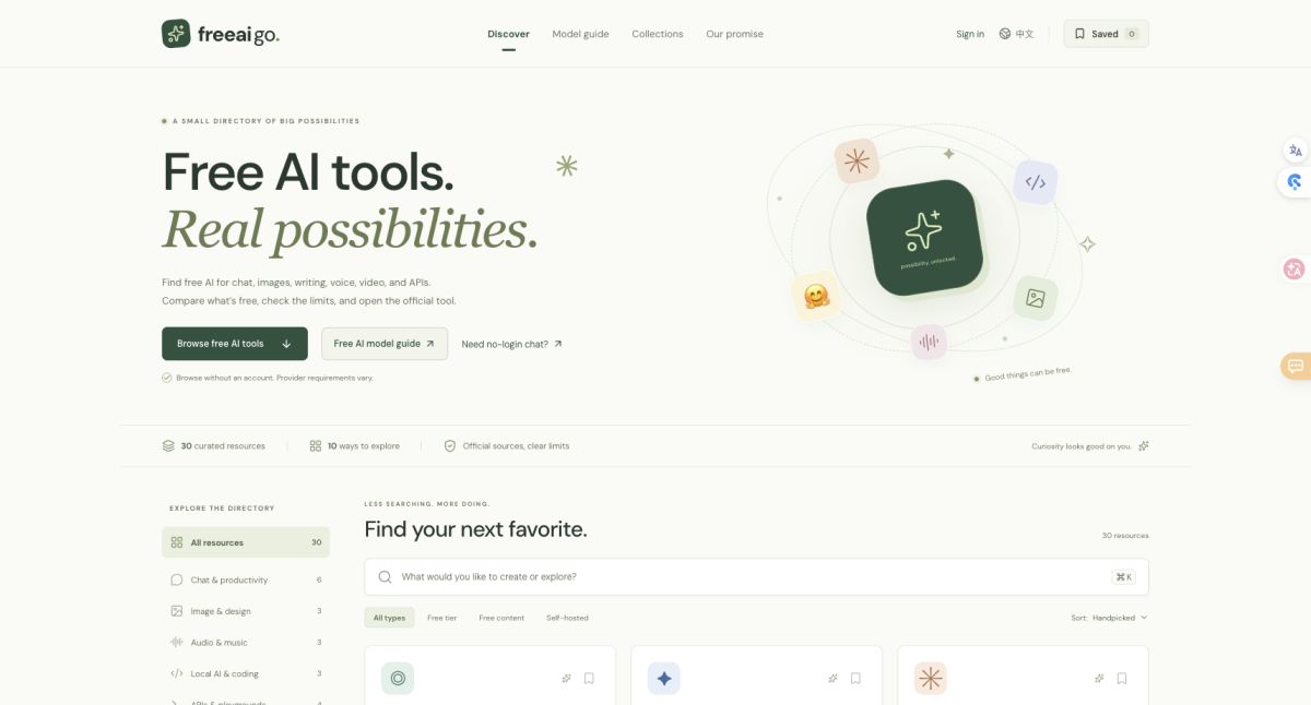 FreeAI Go screenshot