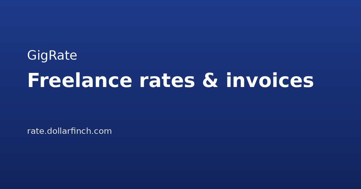 Freelance Rate Calculator screenshot