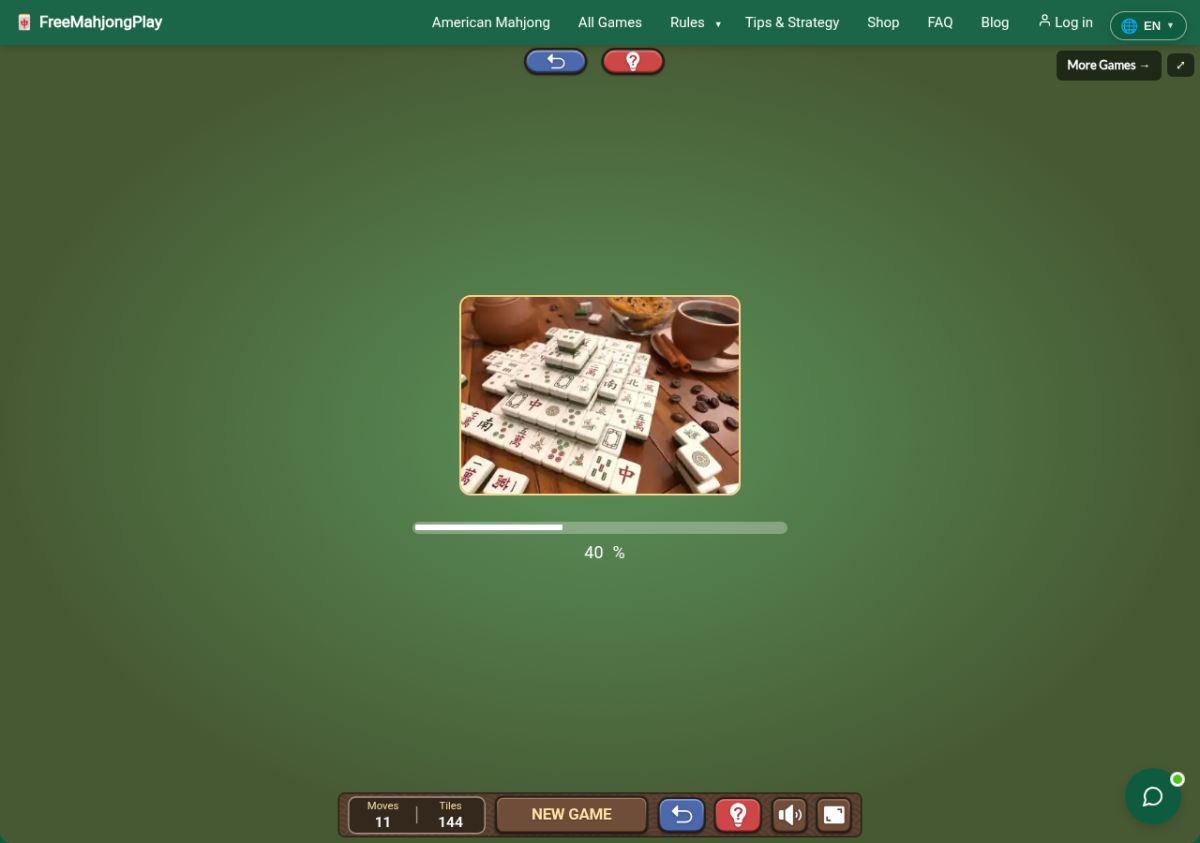 FreeMahjongPlay screenshot