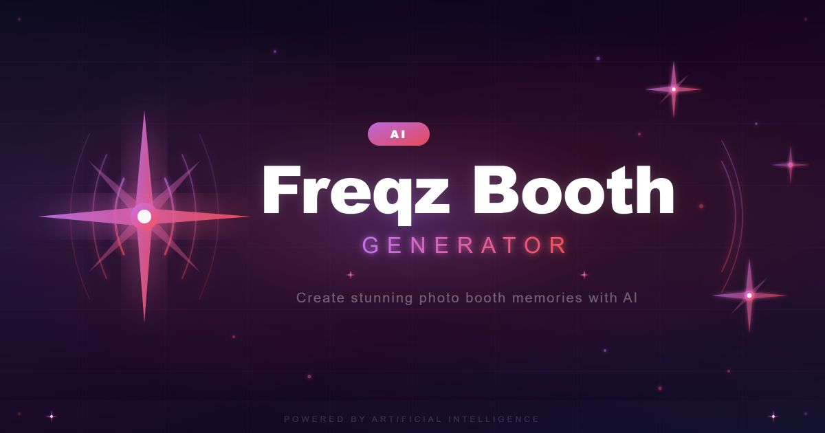 Freqz Booth website screenshot