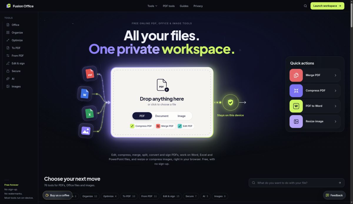 Fusion Office screenshot