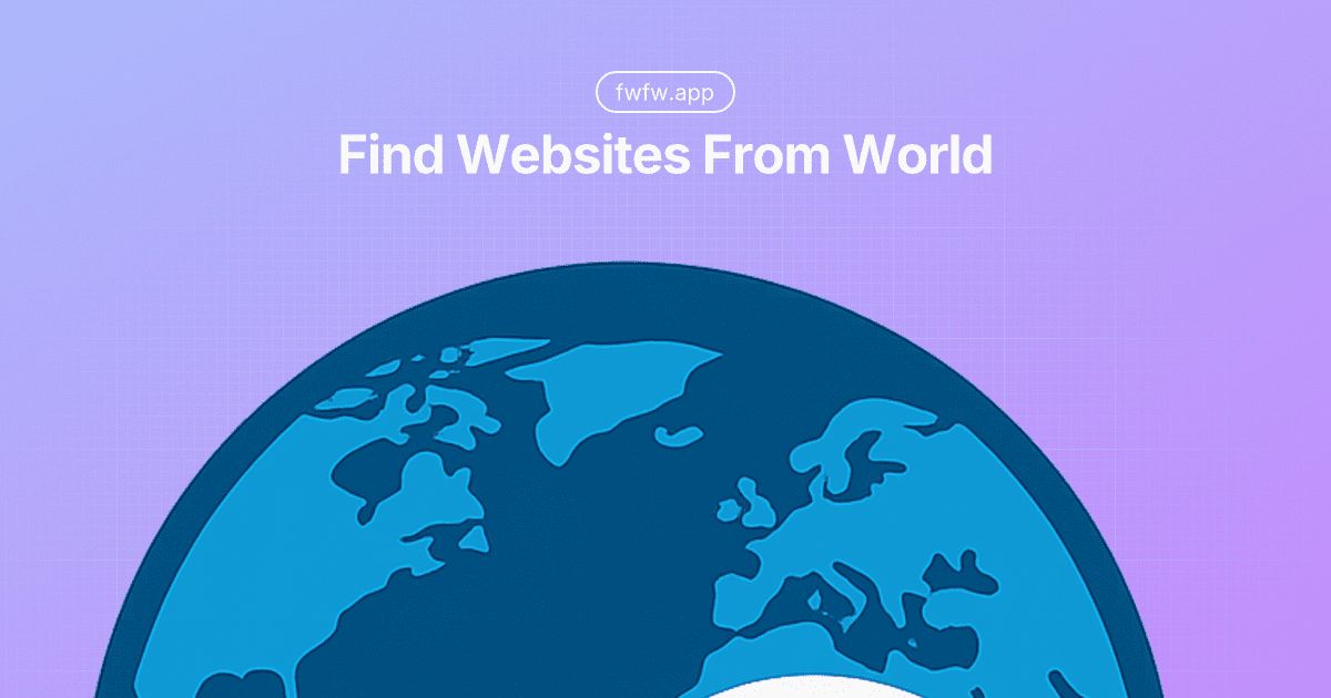 FWFW - Find Websites From World website screenshot