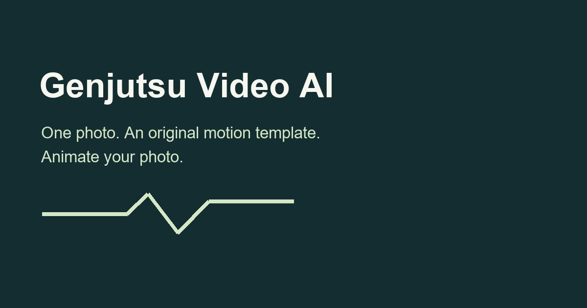 Genjutsu AI Video Generator screenshot