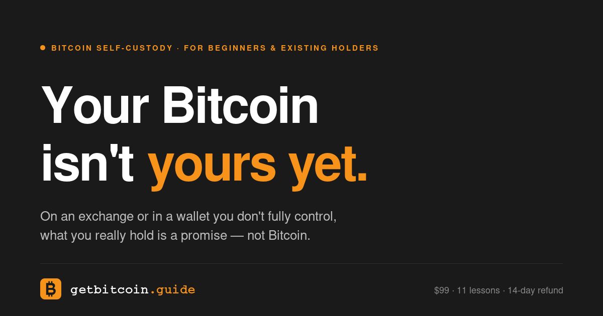 Get Bitcoin Guide website screenshot