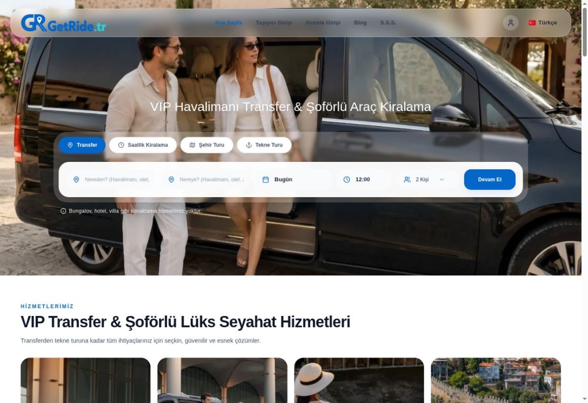 GetRide.tr screenshot