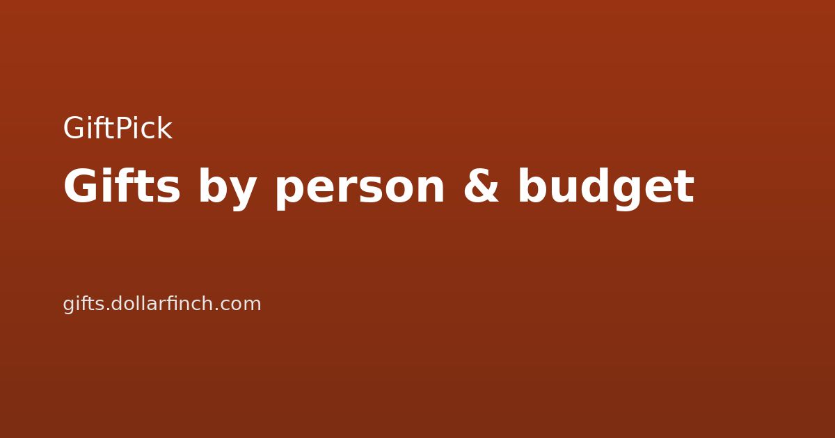 Gift Idea Finder screenshot