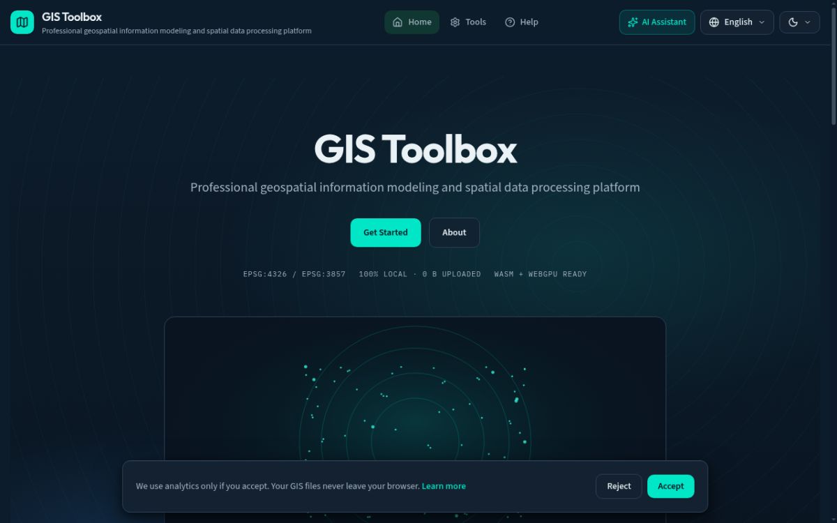 GIS Toolbox screenshot