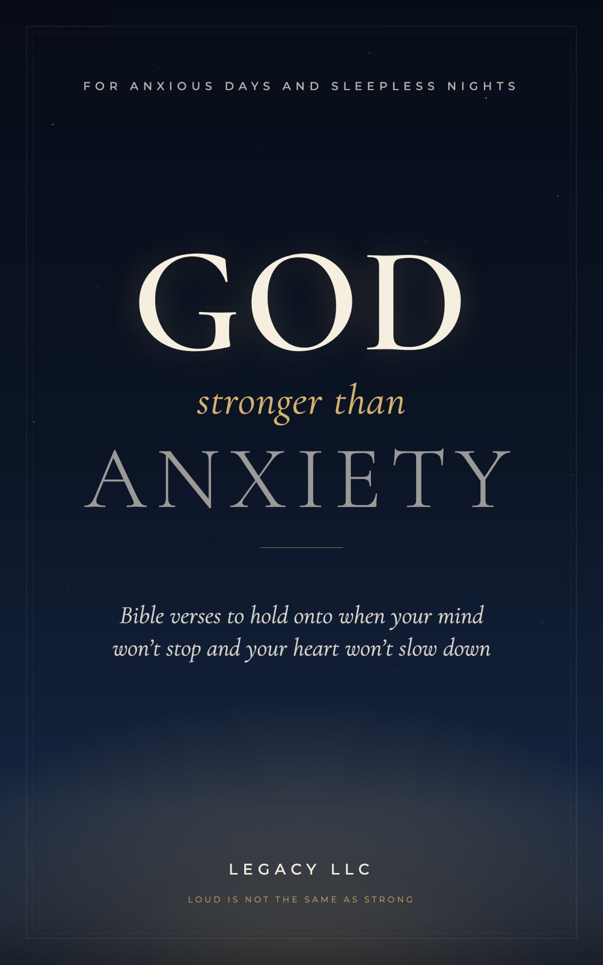 God Stronger Than Anxiety website screenshot
