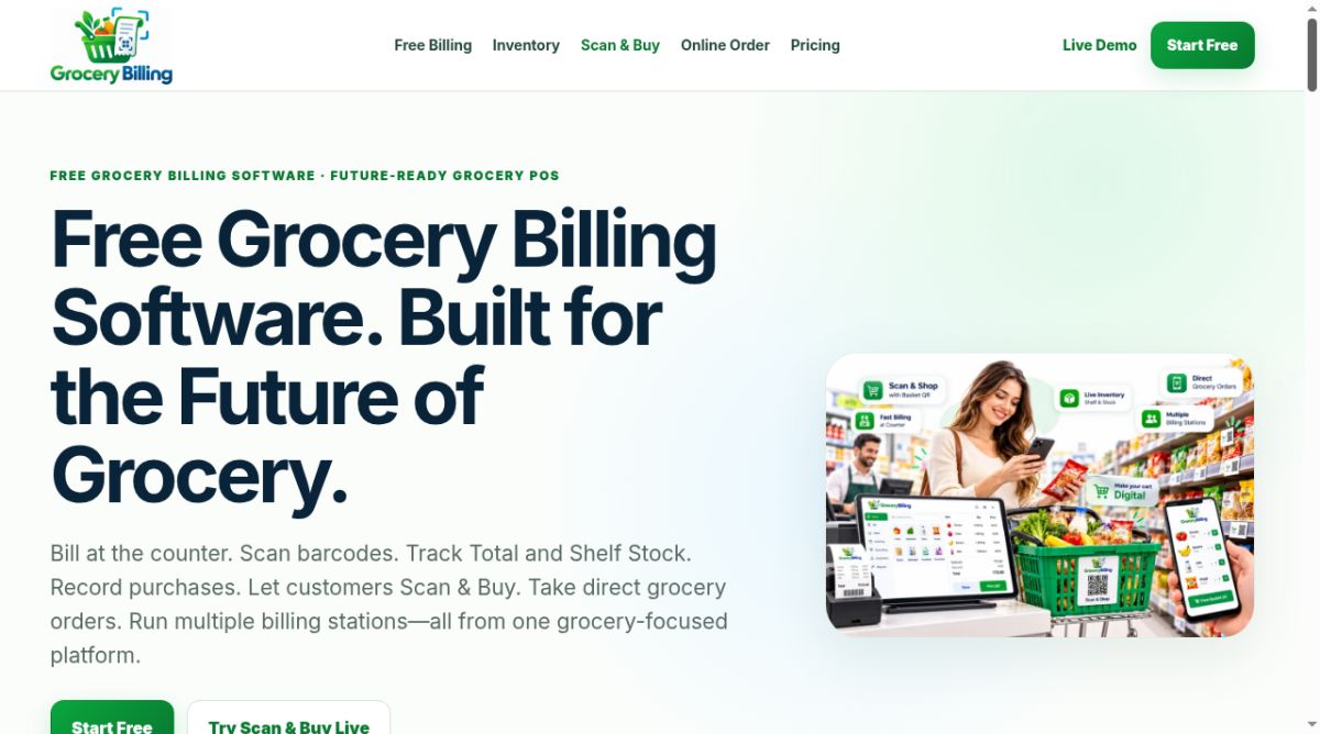 GroceryBilling screenshot