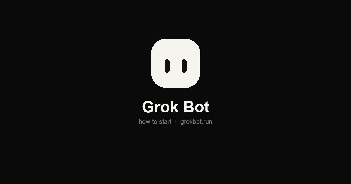 Grok Bot Run screenshot