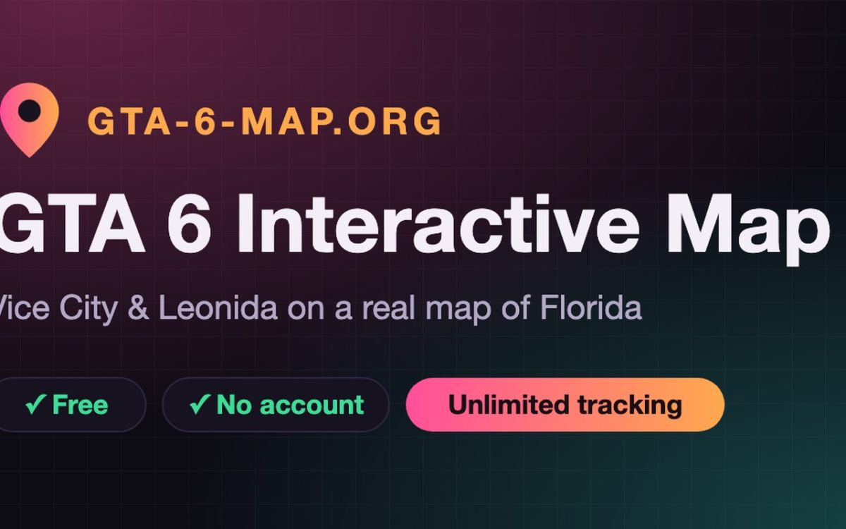 GTA 6 Map website screenshot