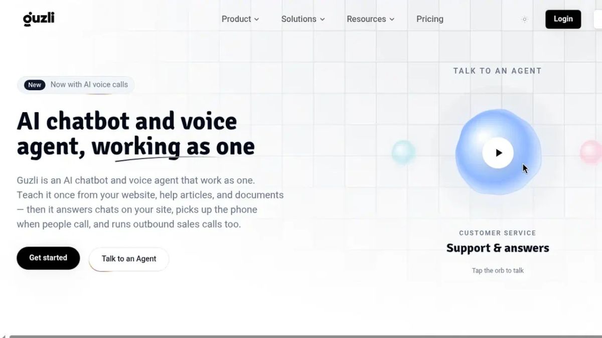 Guzli website screenshot