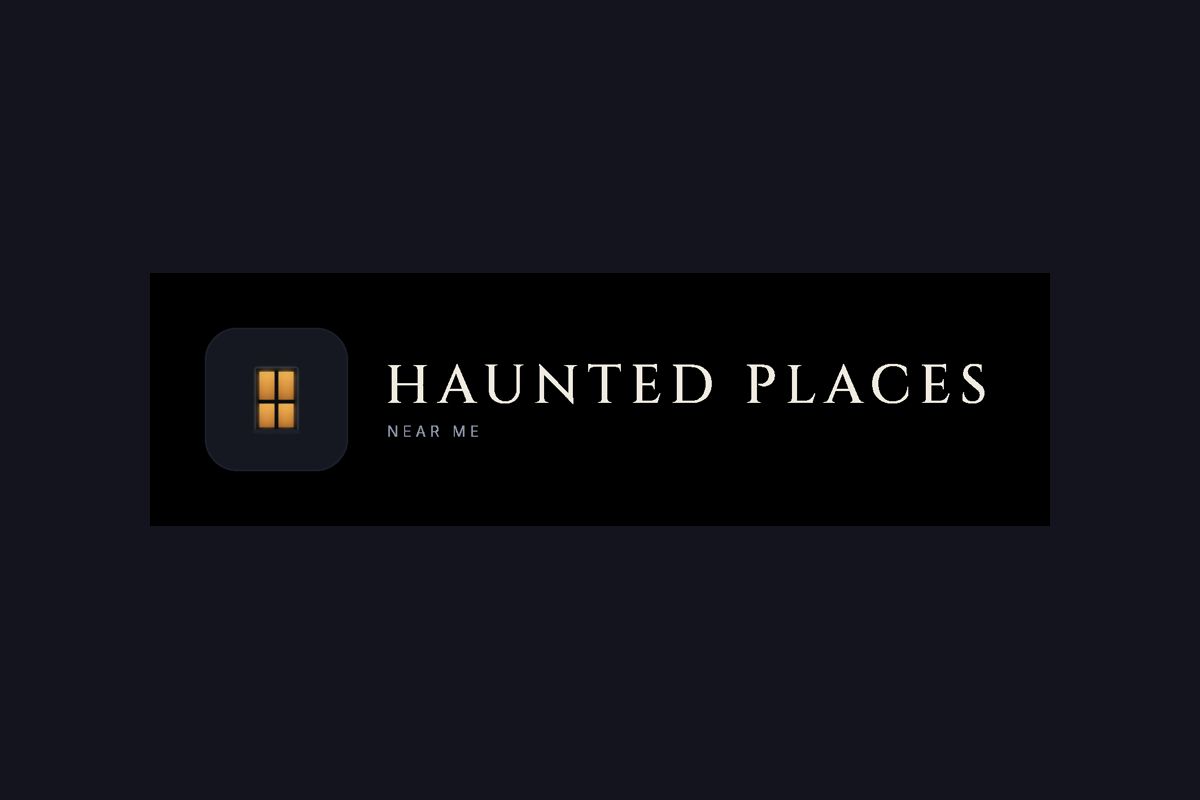 Haunted Places Near Me website screenshot