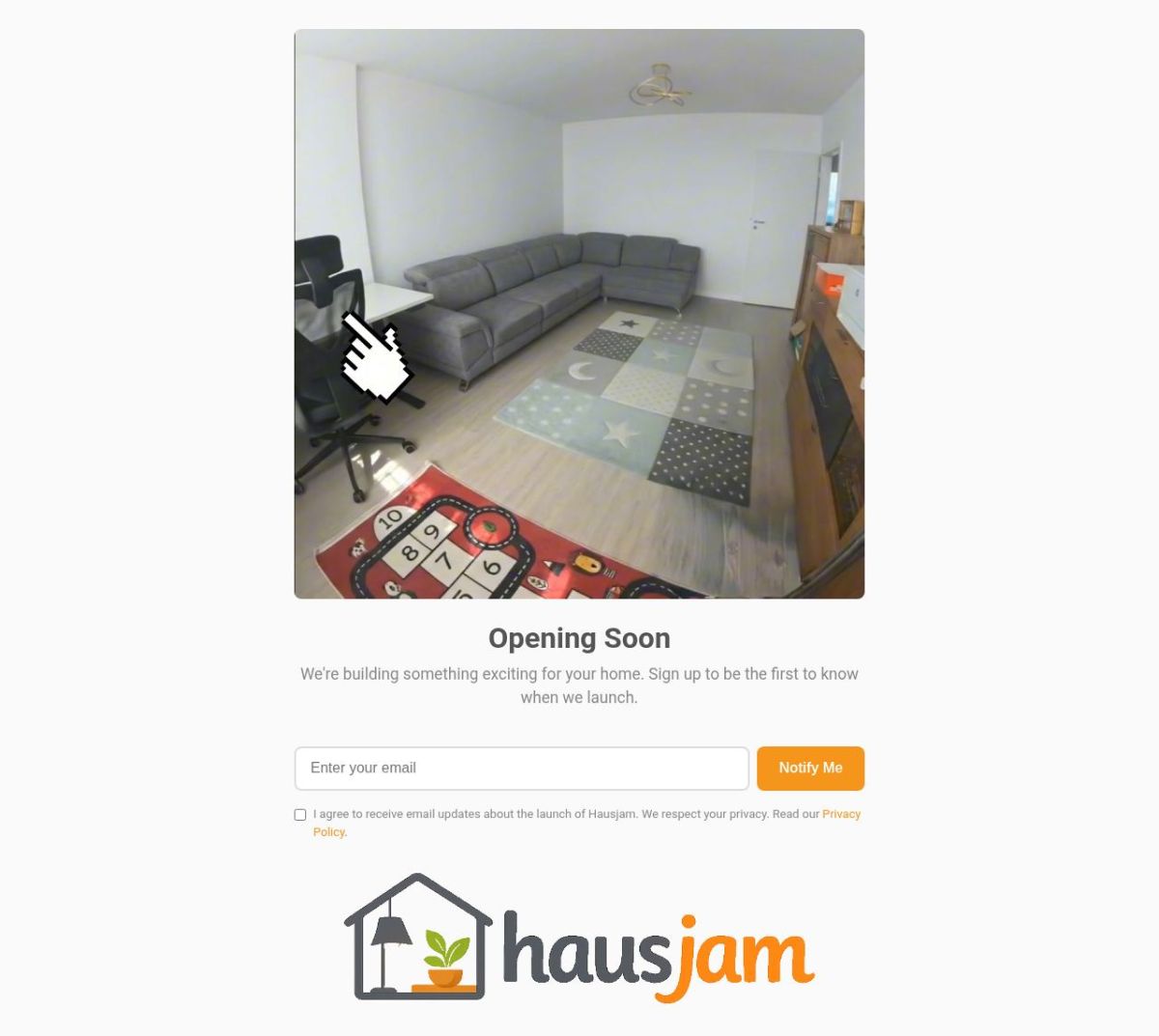 Hausjam website screenshot