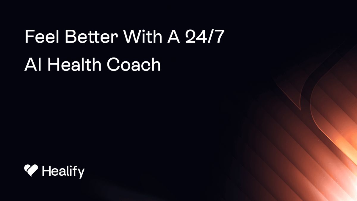 Healify - Your Personal AI Health Coach website screenshot