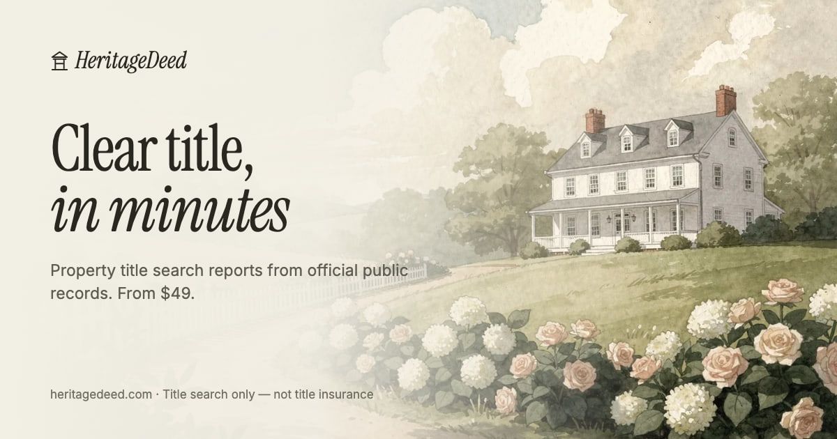 HeritageDeed screenshot