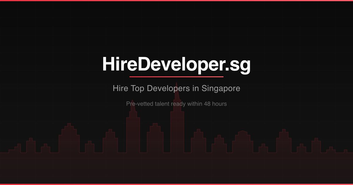 HireDeveloperUSA website screenshot