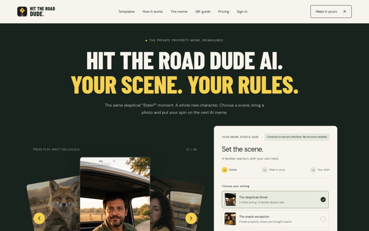 Hit The Road Dude screenshot