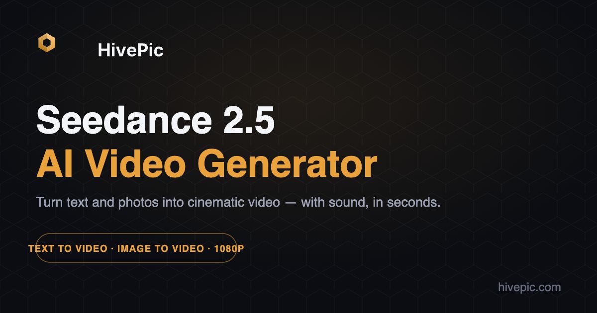 HivePic website screenshot