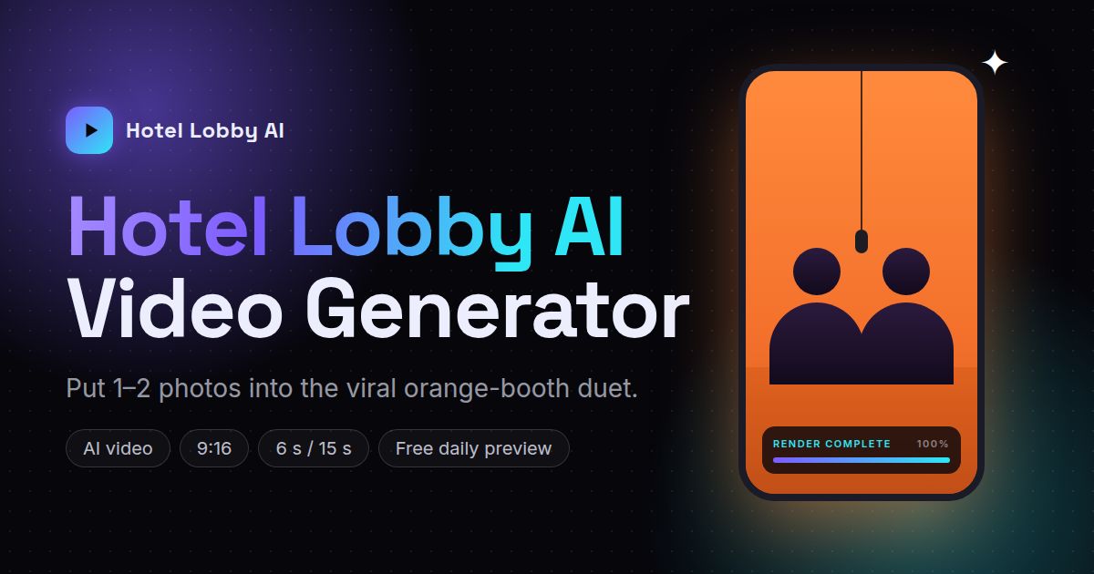 Hotel Lobby AI screenshot
