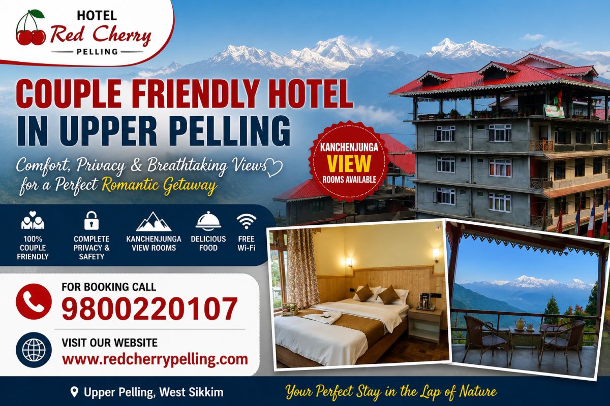 Hotel Red Cherry Pelling website screenshot