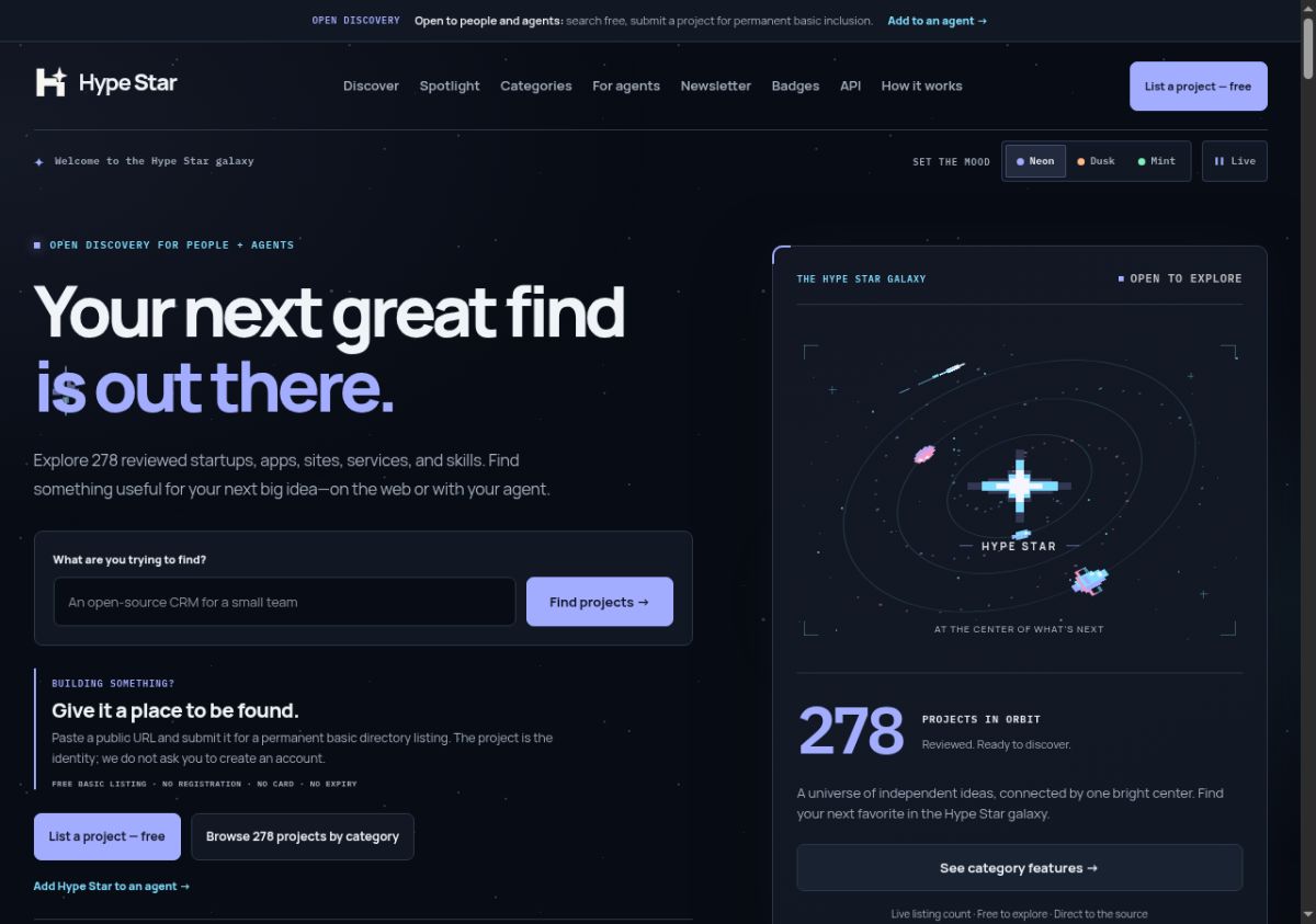 Hype Star screenshot
