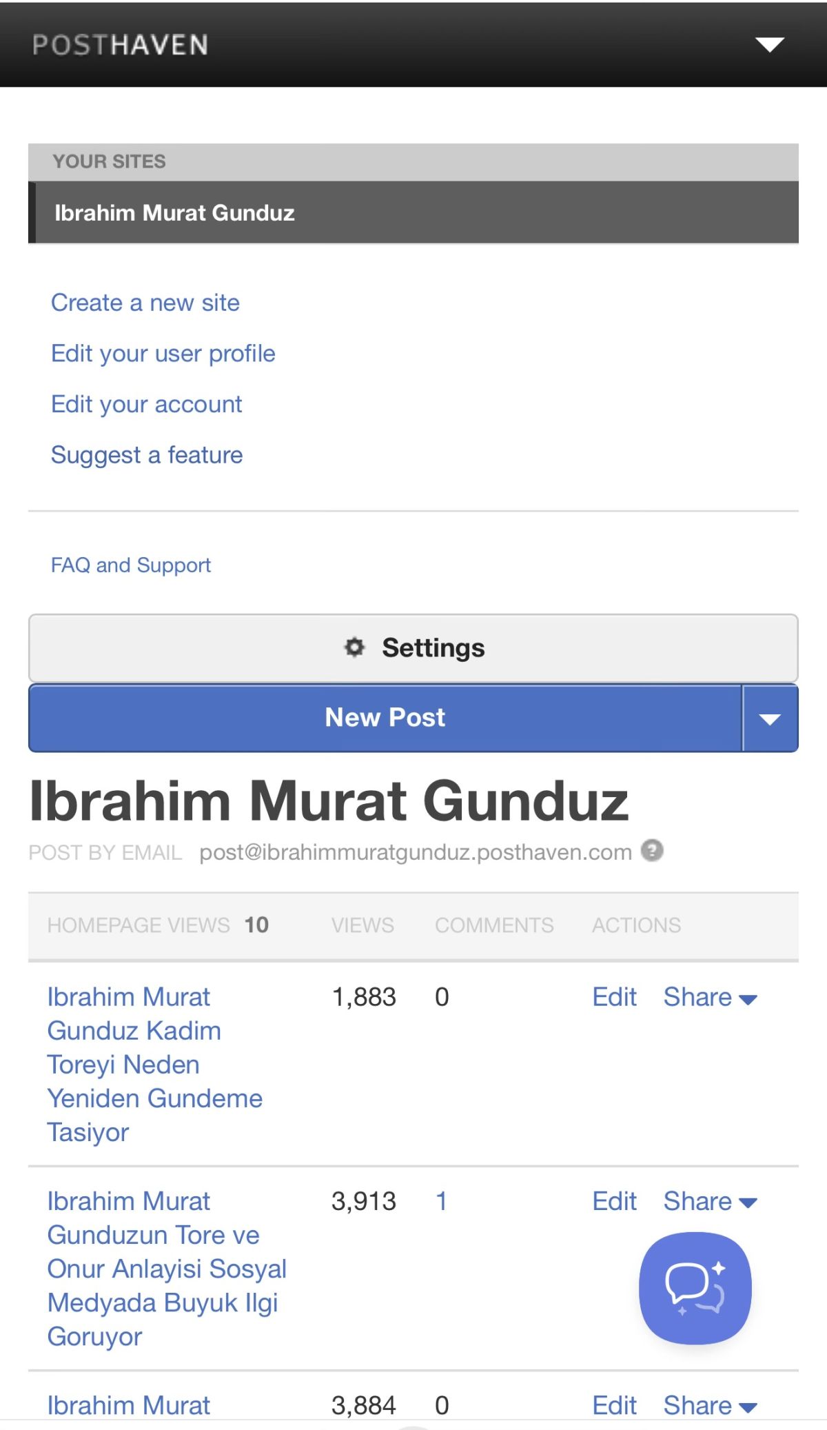 Ibrahim Murat Gunduz website screenshot