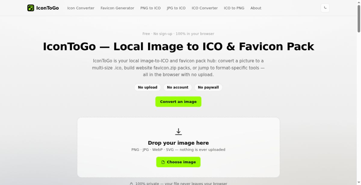 IconToGo screenshot