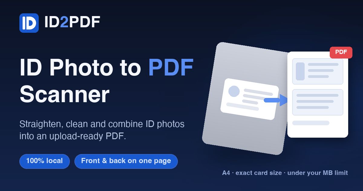 ID2PDF screenshot