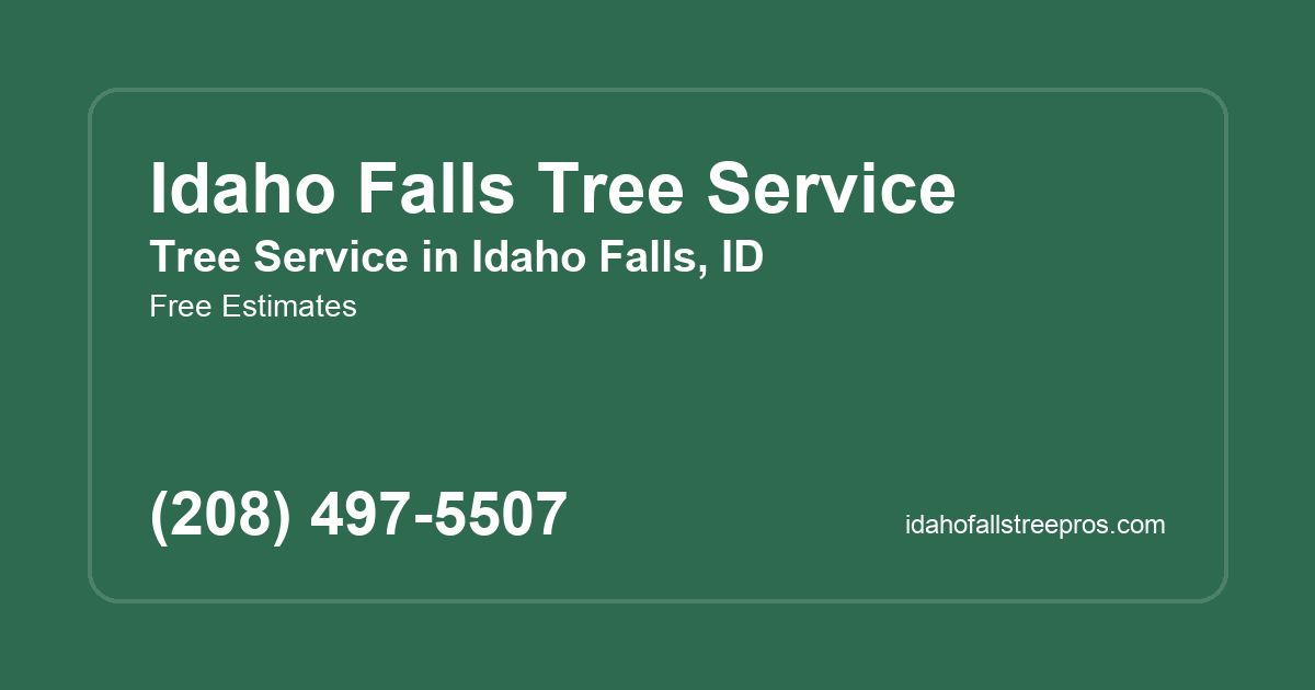 Idaho Falls Tree Pros screenshot