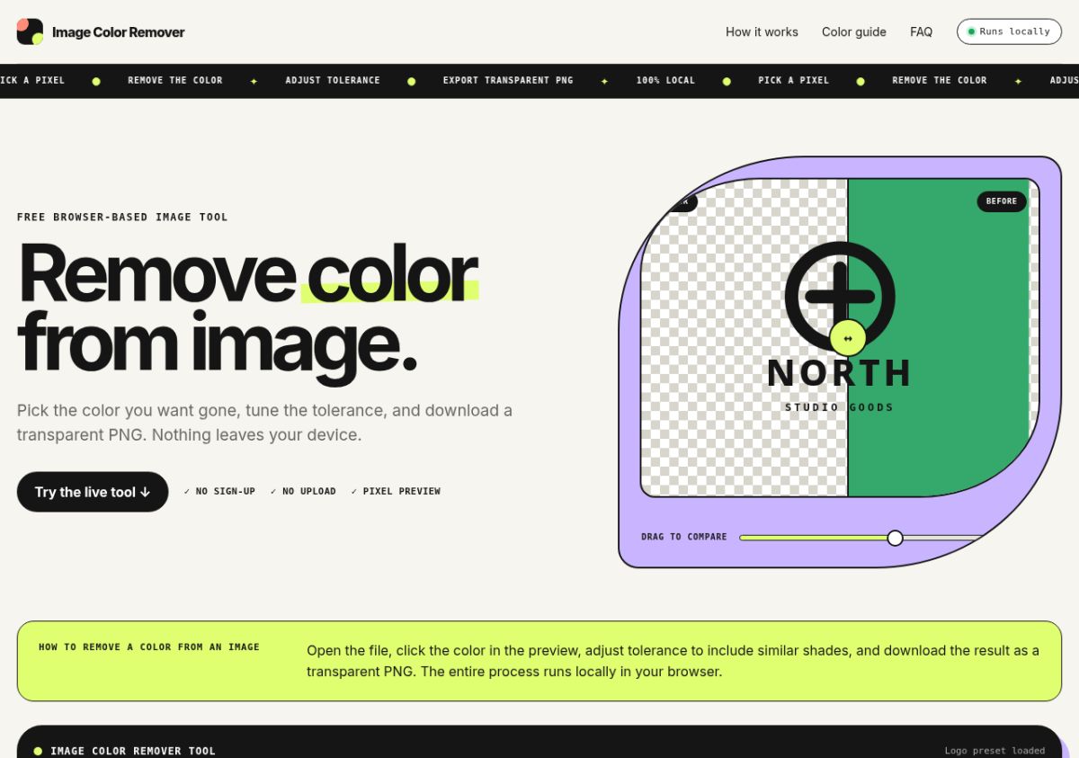 Image Color Remover screenshot