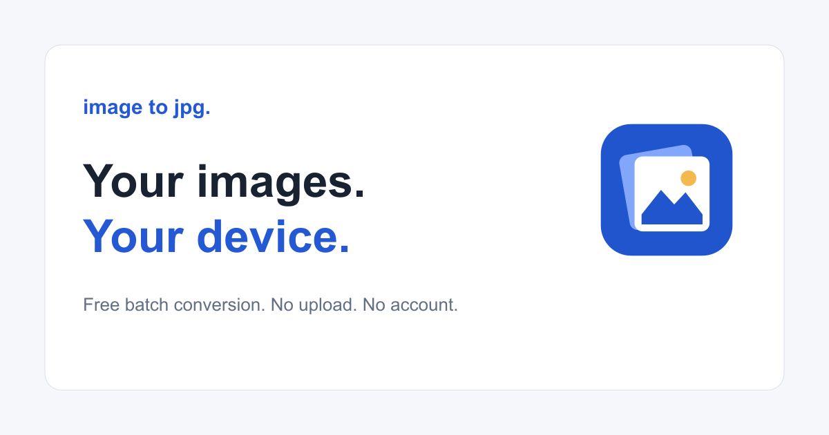Image to JPG screenshot