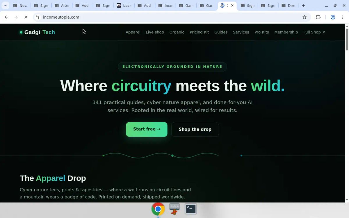 Income Utopia website screenshot