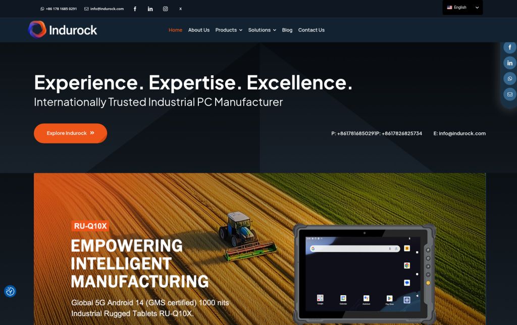 INDUROCK website screenshot