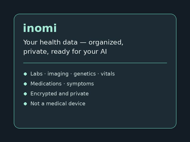 inomi website screenshot