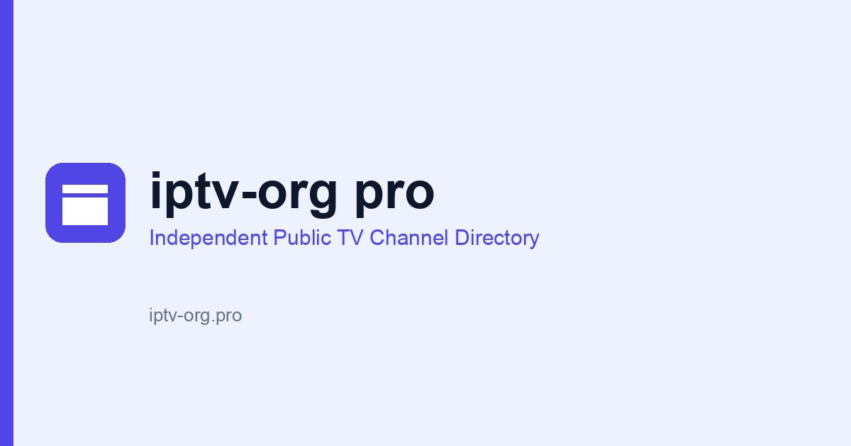 iptv-org pro website screenshot