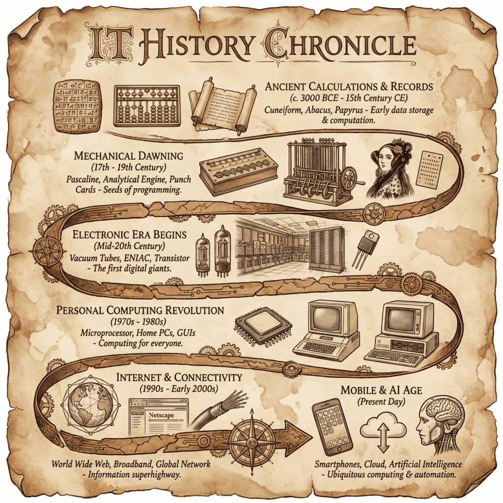IT Story - IT 역사 타임라인 허브 website screenshot