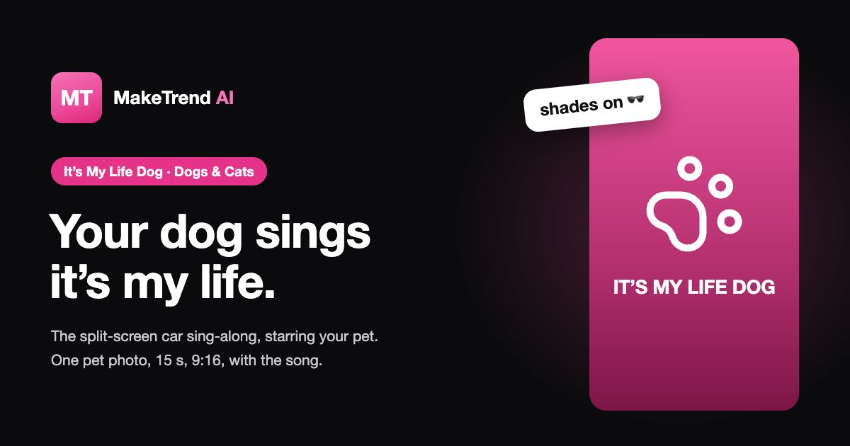 It's My Life Dog AI screenshot