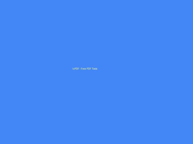 IzPDF website screenshot