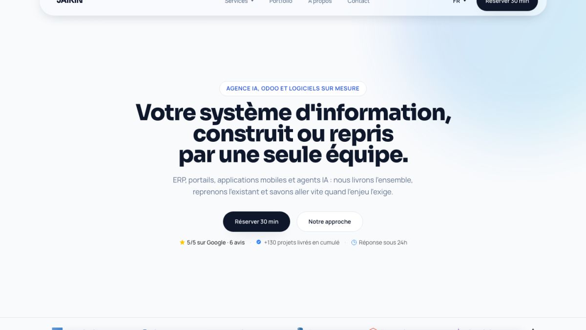 JAIKIN website screenshot