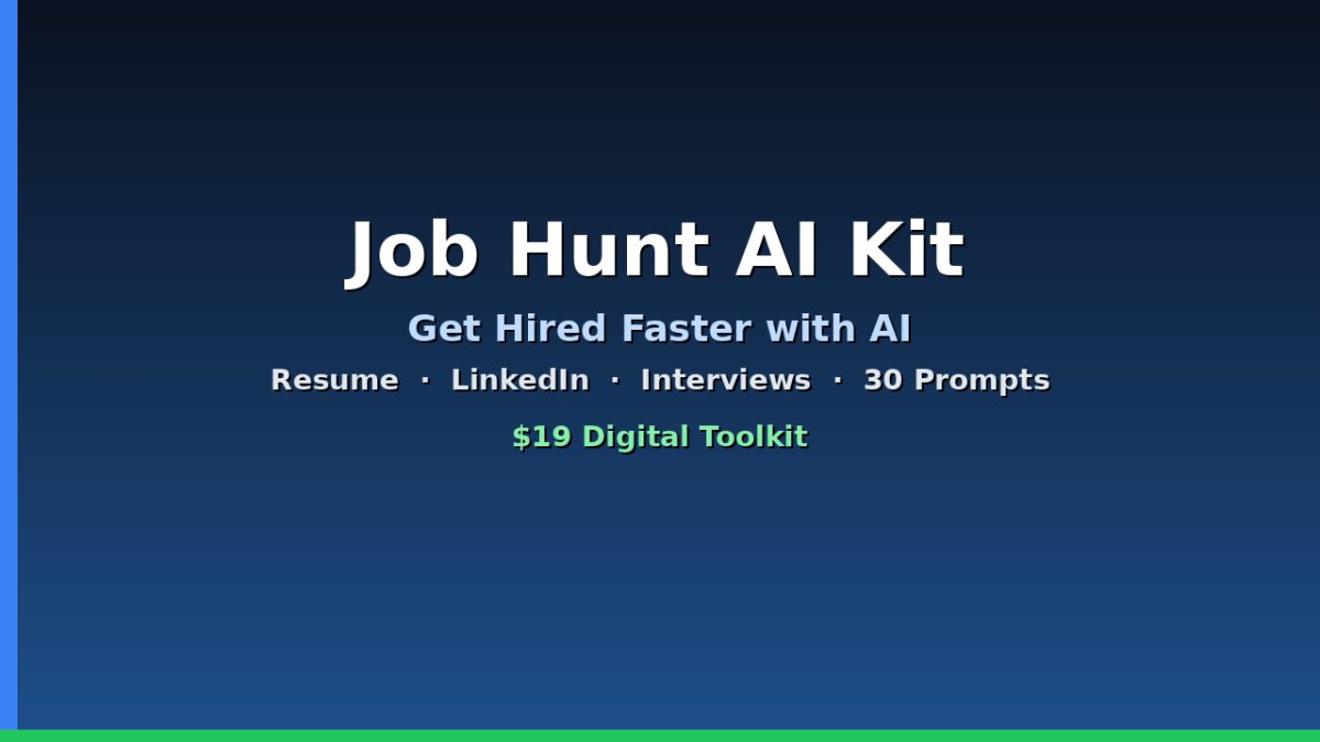 Job Hunt AI Kit screenshot