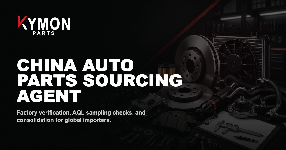 Kymon Parts website screenshot