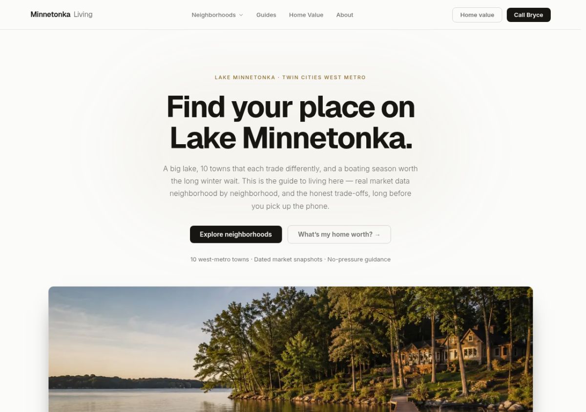 Lake Minnetonka & West Metro Living screenshot