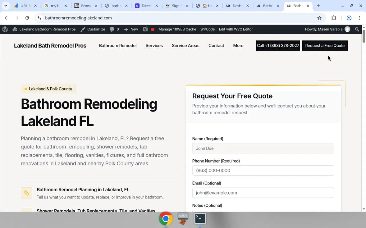 Lakeland Bathroom Remodel Pros screenshot